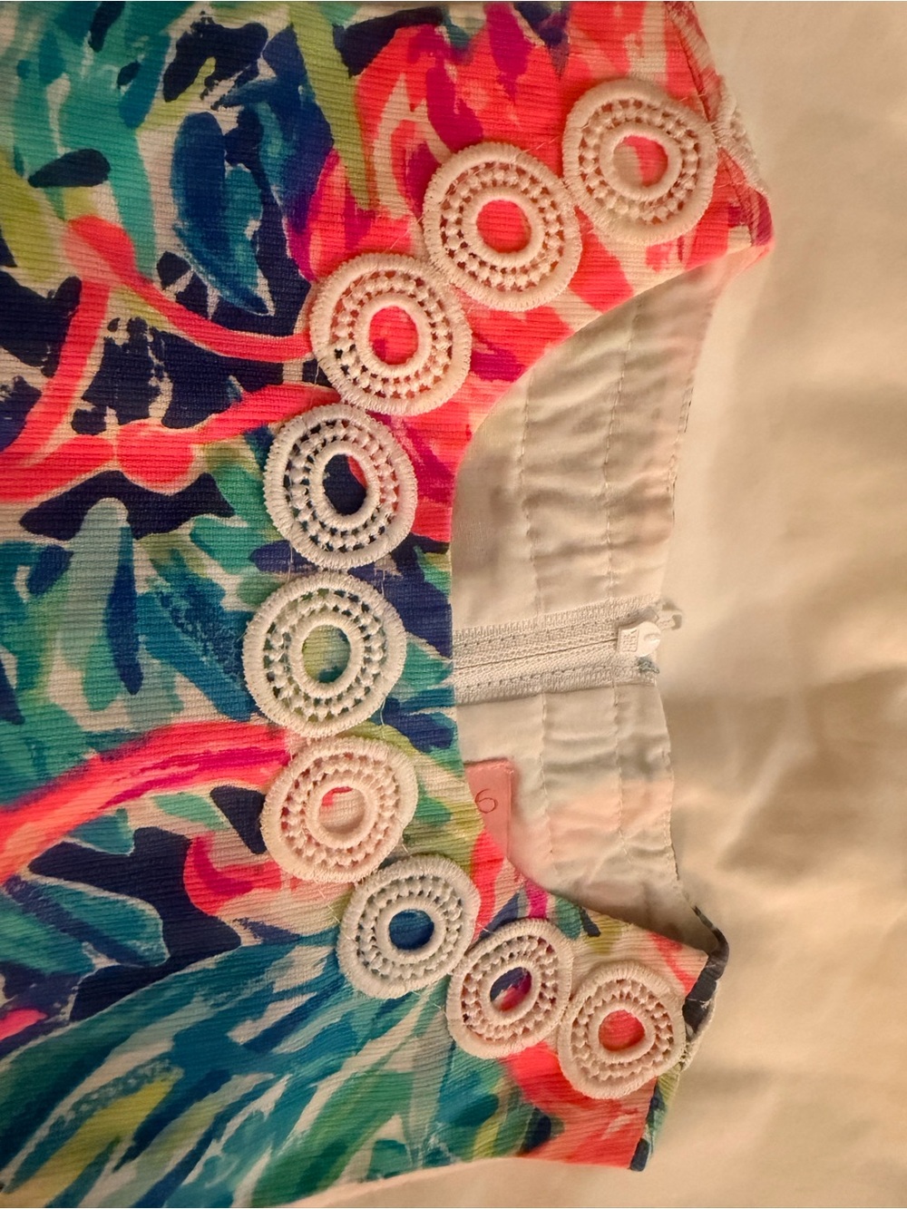 Lilly Pulitzer Flamingo Shift Dress - Pink & Blue - Picture 2 of 5